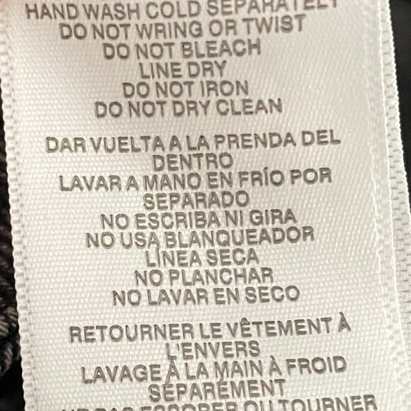 Simple Society Bling Acid Wash Super High Rise Black Straight Jean Size 00/23 - Picture 3 of 13